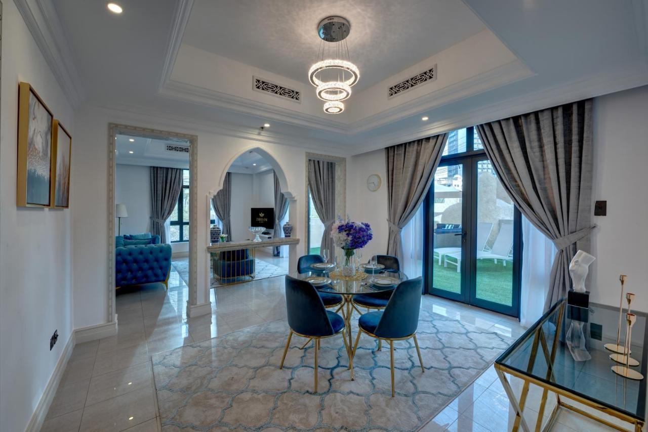 Durrani Homes - Unique Garden Apt At Souk Al Bahar Besides Dubai Mall & Burjkhalifa With Private Jaccuzi Exterior foto